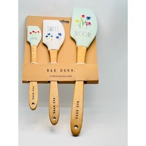 Rae Dunn Beauty Grace Bliss spring spatula set